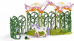 Эльфийская конюшня с единорогом (Schleich, 42174k) - миниатюра